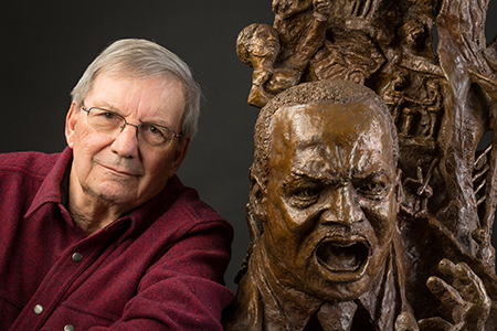 20160115GH GURDON BREWSTER Sculptor Martin Luther King Jr. Sculpture